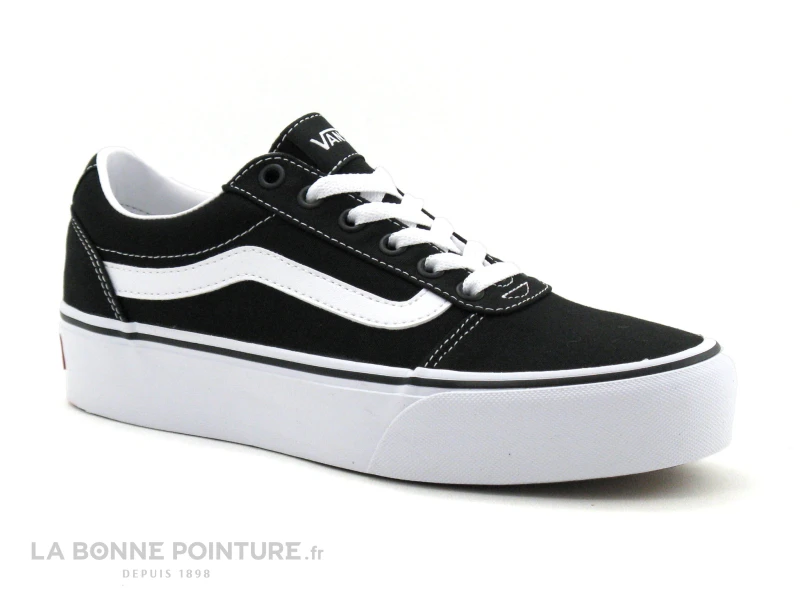Vans WARD PLATFORM Black White - VN0A3TLC1871 - Basket Plateforme 3 Vans WARD PLATFORM Black White - VN0A3TLC1871 - Basket Plateforme