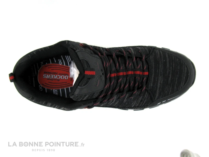 Dockers 47BZ007 706 - Basket Noire Homme A Lacets 8 Dockers 47BZ007 706 - Basket Noire Homme A Lacets – Image 6
