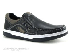 Morans VEILLON Marine - Beige - Mocassin Homme