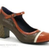 Dorking RODIN D8669 Orange Et Marron - Escarpin Avec Bride -Chaussures Soldes Boutique cd24607c73b9e66c561f35ea11d5d5ef img 1295.jpg 173295