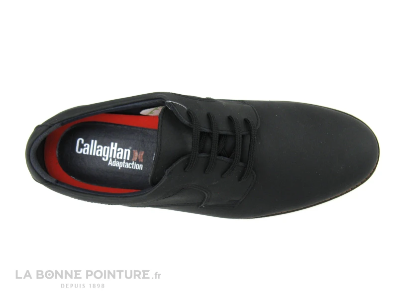Callaghan 45000 - Cuir Noir Mat - Chaussure Derbi Homme 8 Callaghan 45000 - Cuir Noir Mat - Chaussure Derbi Homme – Image 6
