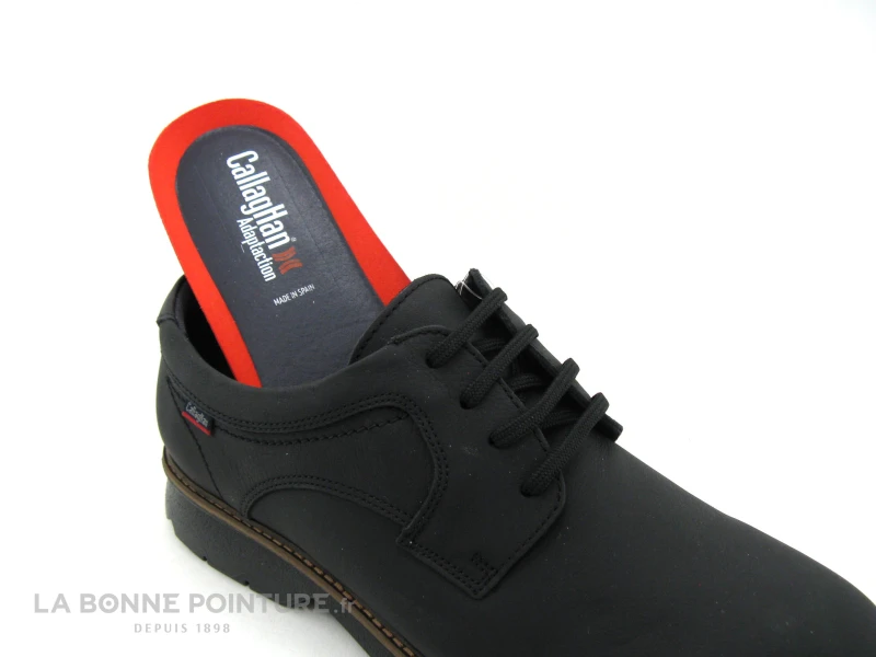 Callaghan 45000 - Cuir Noir Mat - Chaussure Derbi Homme 7 Callaghan 45000 - Cuir Noir Mat - Chaussure Derbi Homme – Image 5