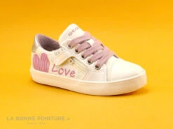 Geox SP GISLI J024NB Blanc Rose Love - Basket Fille -Chaussures Soldes Boutique cd24607c73b9e66c561f35ea11d5d5ef img 1762.jpg 144714
