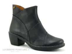 Jungla 7518 Noir - Bottine Femme Talon Epais