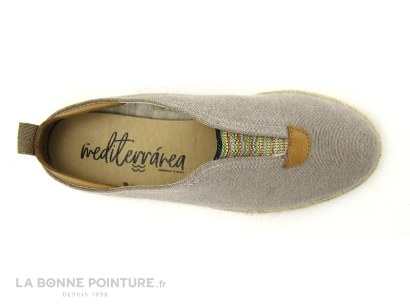 CM Mediterranea 37126001 Beige 309 - Chaussure Espadrille Femme 8 CM Mediterranea 37126001 Beige 309 - Chaussure Espadrille Femme – Image 6