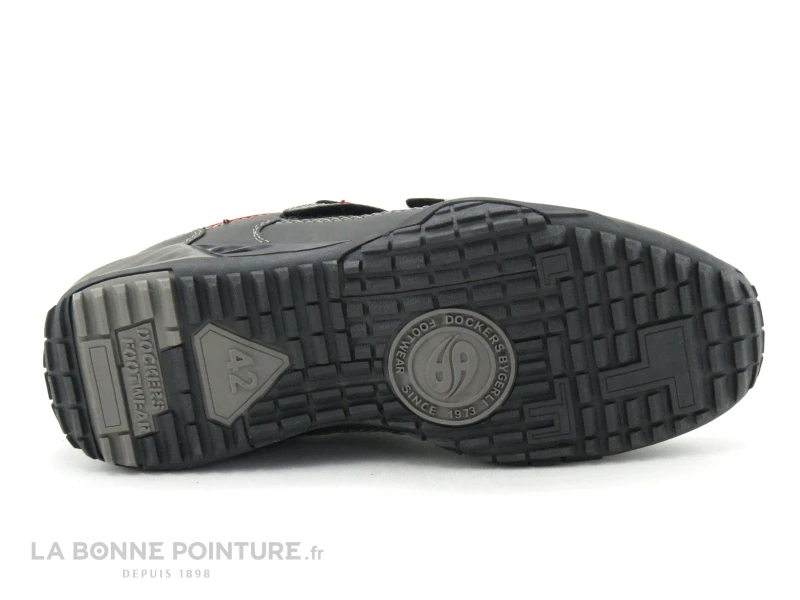 Dockers 44BN006-650120 - Basket Grise Homme - 2 Velcros 9 Dockers 44BN006-650120 - Basket Grise Homme - 2 Velcros – Image 7