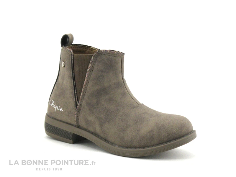 Chipie 577-04-030 Beige - Lisere Paillete - Boots Fille 3 Chipie 577-04-030 Beige - Lisere Paillete - Boots Fille