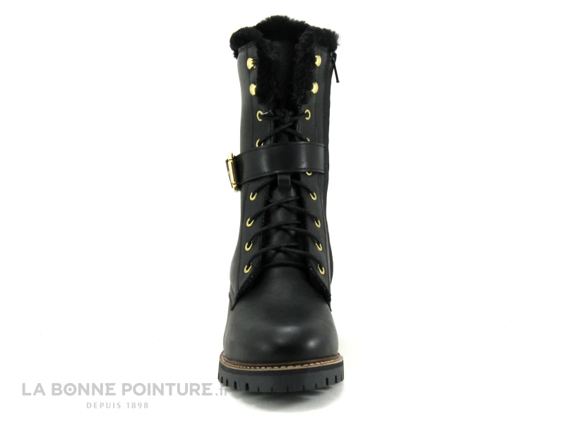 Hooper ALICE Noir - Bottine A Lacet Femme Cuir Noir 4 Hooper ALICE Noir - Bottine A Lacet Femme Cuir Noir – Image 2