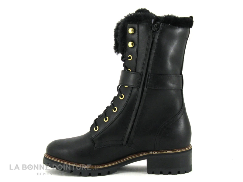 Hooper ALICE Noir - Bottine A Lacet Femme Cuir Noir 5 Hooper ALICE Noir - Bottine A Lacet Femme Cuir Noir – Image 3