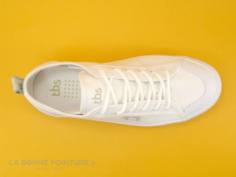 TBS KERINNA R7007 Sneakers Toile Blanc - Basket Femme 8 TBS KERINNA R7007 Sneakers Toile Blanc - Basket Femme – Image 6