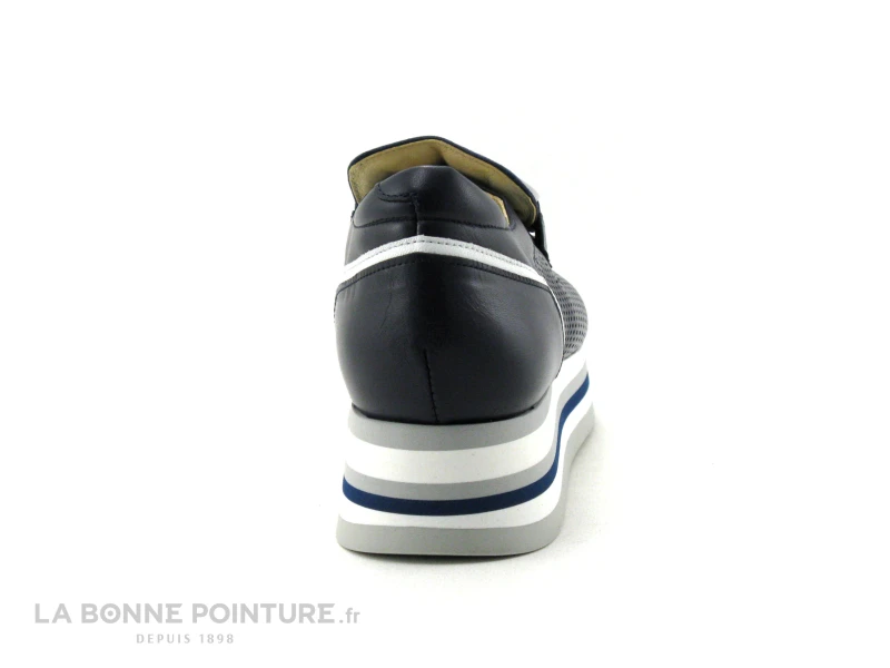 Softwaves CASSIE Ink - Mocassin Compense Bleu Marine 6 Softwaves CASSIE Ink - Mocassin Compense Bleu Marine – Image 4
