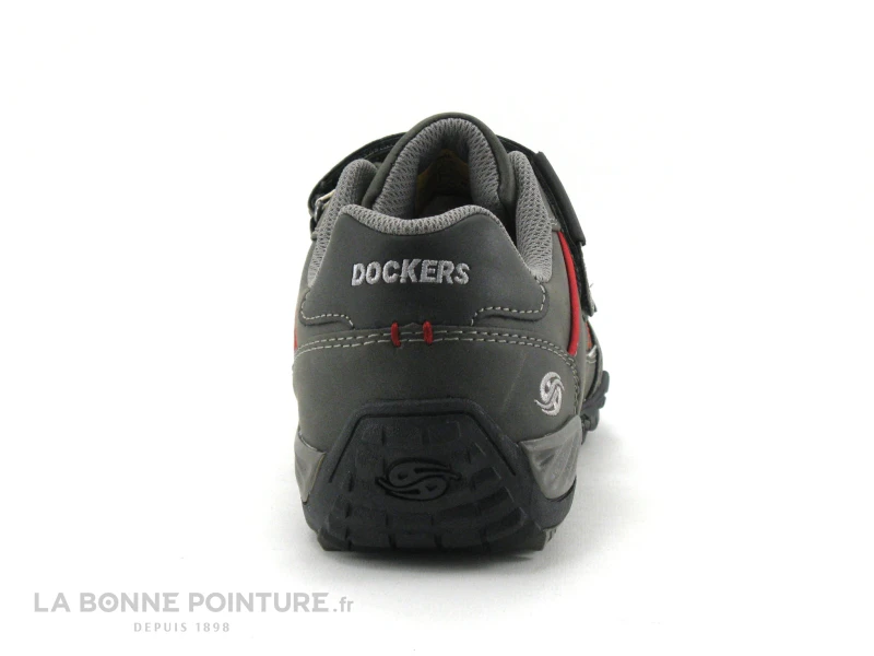 Dockers 44BN006-650120 - Basket Grise Homme - 2 Velcros 6 Dockers 44BN006-650120 - Basket Grise Homme - 2 Velcros – Image 4