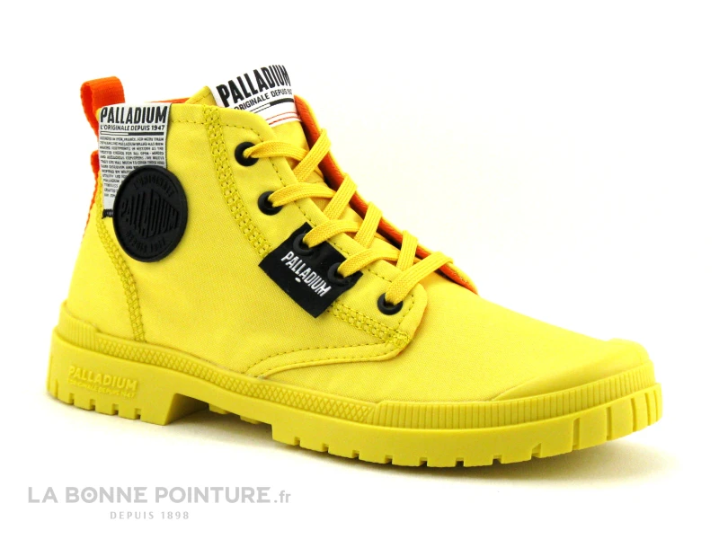 Palladium OVERLAB - Super Lemon - 77371 - Basket Montante Jaune 7 Palladium OVERLAB - Super Lemon - 77371 - Basket Montante Jaune – Image 5