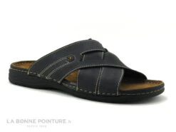 Morans PAZI Noir - Mule Homme - Premiere Cuir