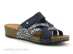 Fly Flot FLAXAL - Bleu Marine - Imprime - Mule Reglable Femme