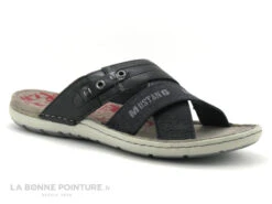 Mustang 4923 704 Noir - Mule Noire Homme