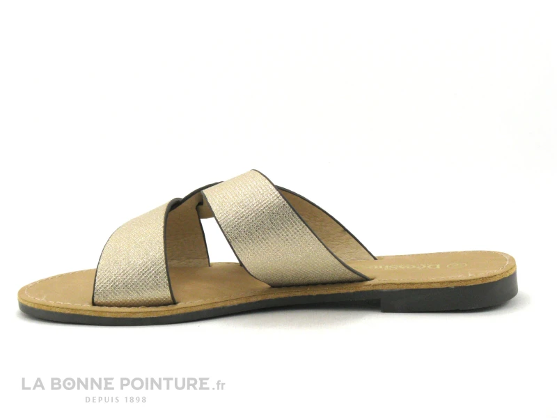 Dees Shoes MERCADO Or - Mule Plate Doree 4 Dees Shoes MERCADO Or - Mule Plate Doree – Image 2