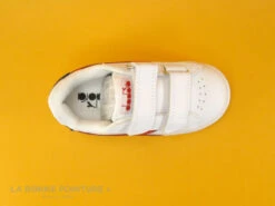 Diadora GAME P PS White Aurora Red - Basket Bleu Blanc Rouge - 2 Velcros -Chaussures Soldes Boutique cd24607c73b9e66c561f35ea11d5d5ef img 9291.jpg 170714