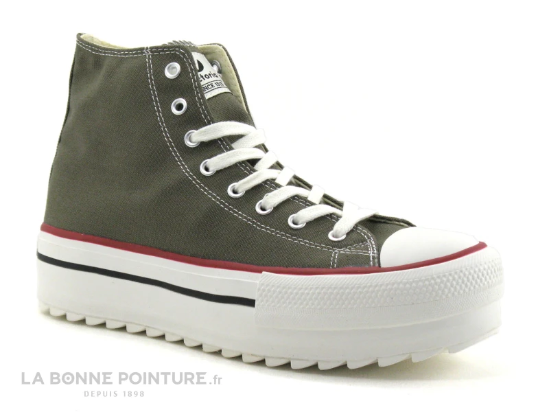 Victoria 1061121 Kaki - Basket Montante Plateforme 7 Victoria 1061121 Kaki - Basket Montante Plateforme – Image 5